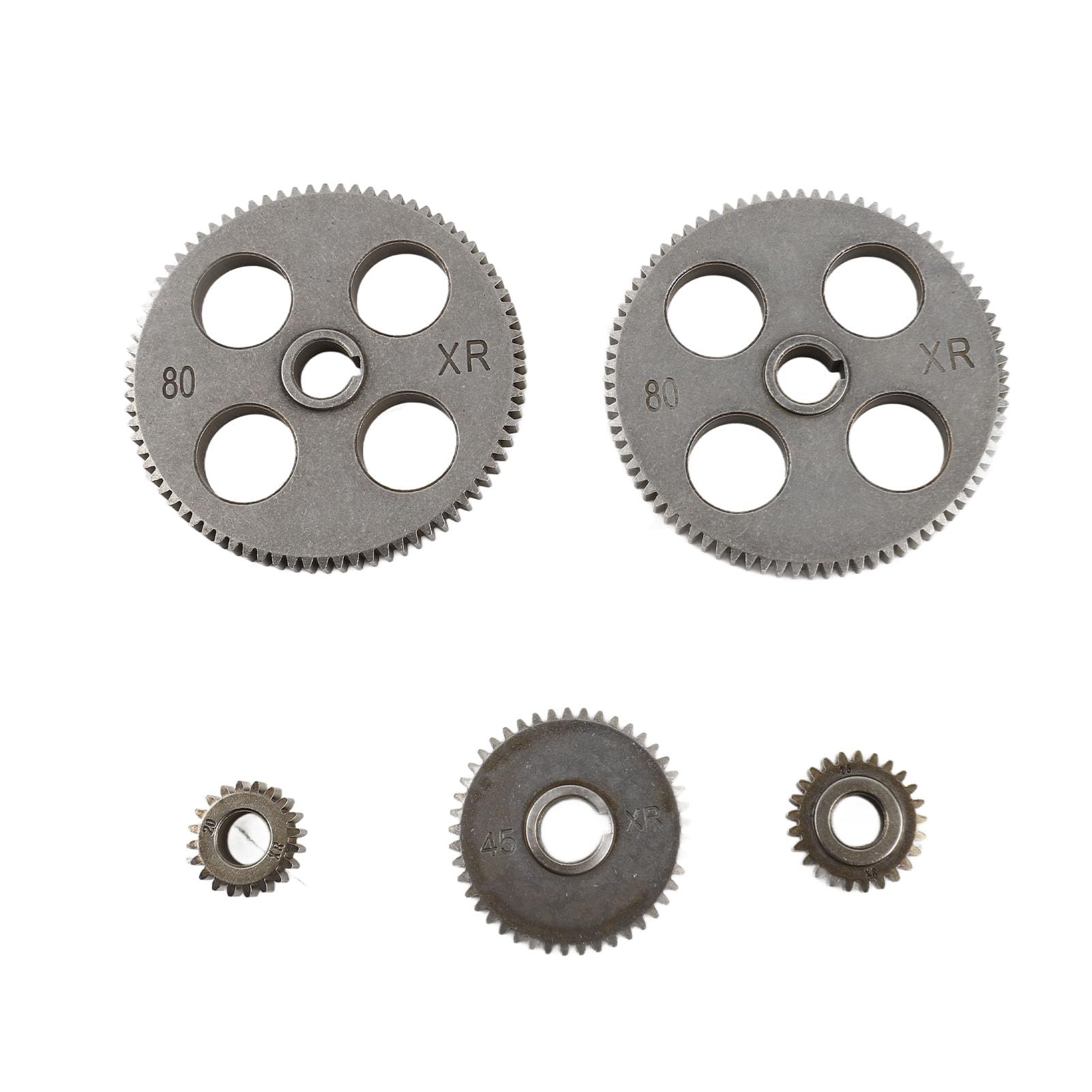 Juego de Mini Engranajes de Torno de Metal, Trabajo Confiable, Alta Precisión, Buen Material, Uso Extensivo con 5 Piezas en 1 Juego para Cortar