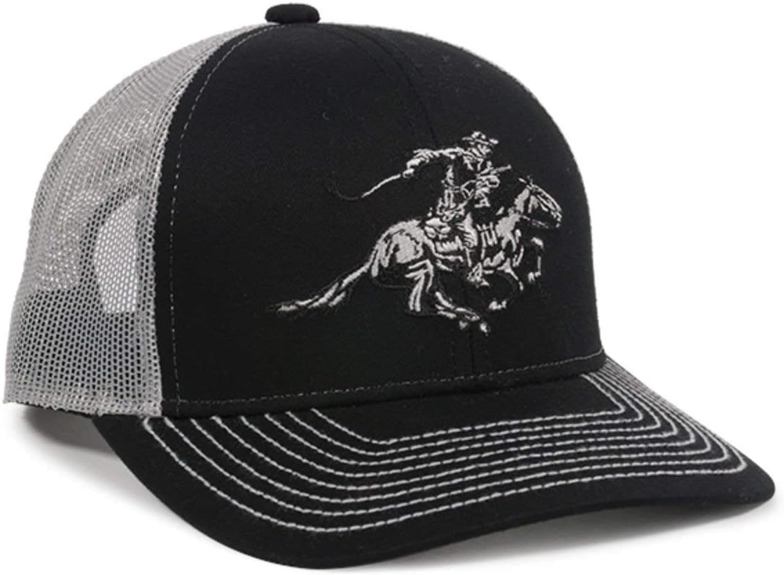 Outdoor Cap Standard WIN46B Black/Light Grey, One Size Fits