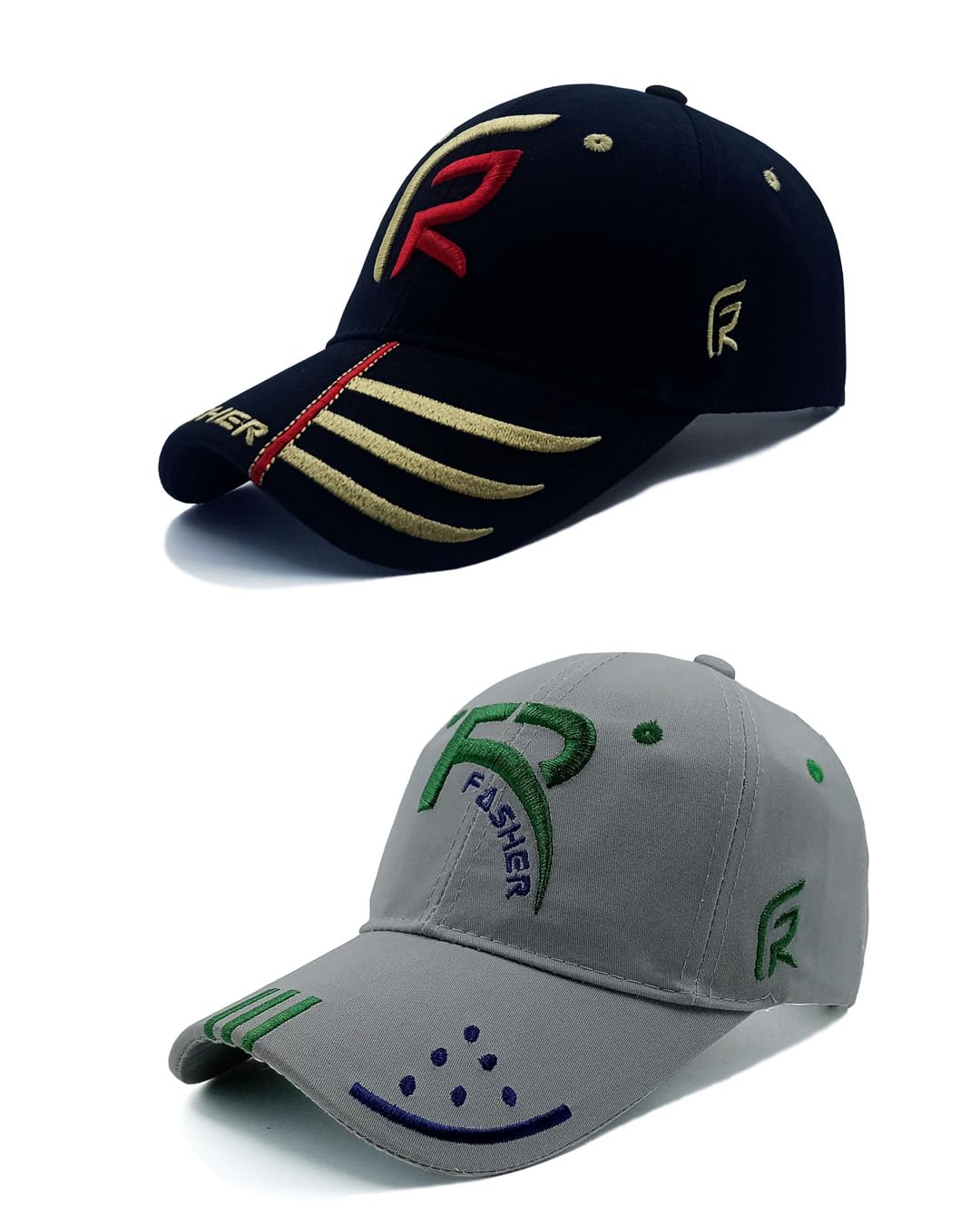 Fashionable 3D Embroidered Cotton | Adjustable caps for Men | Adjustable Strap | Baseball caps for Men | Stylish FR Baseball Caps for Men | for Men-image-8