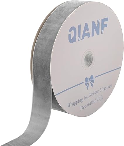 Miniatura 64 de Cinta de terciopelo caqui vintage, 3/8 pulgadas x 25 yardas 143-caqui,003-negro,045-rojo,159-verde musgo,165-Verde,180-Azul