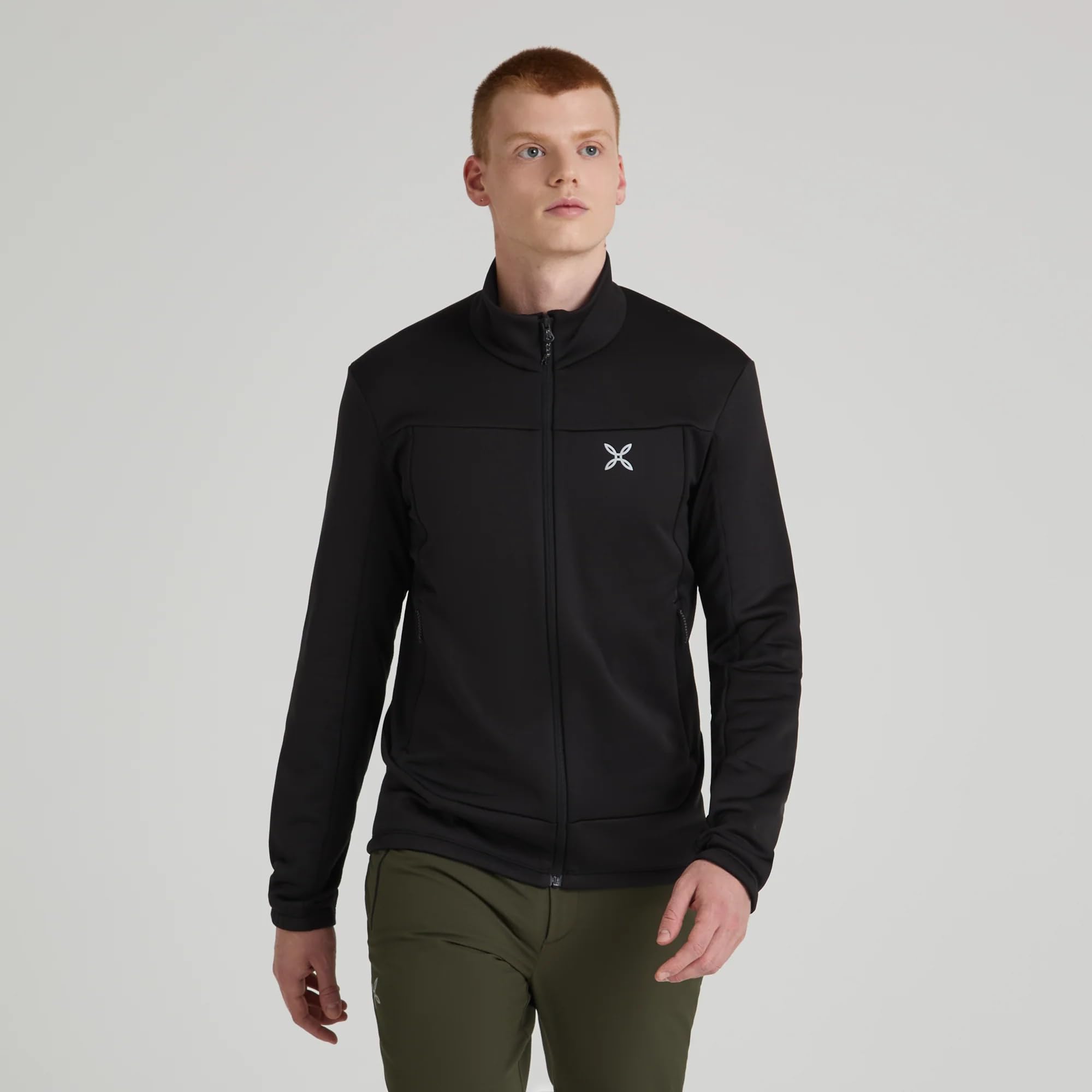 MONTURA Pulse Maglia, Felpa Full Zip in Pile Tecnico da Uomo per Outdoor e Tempo Libero