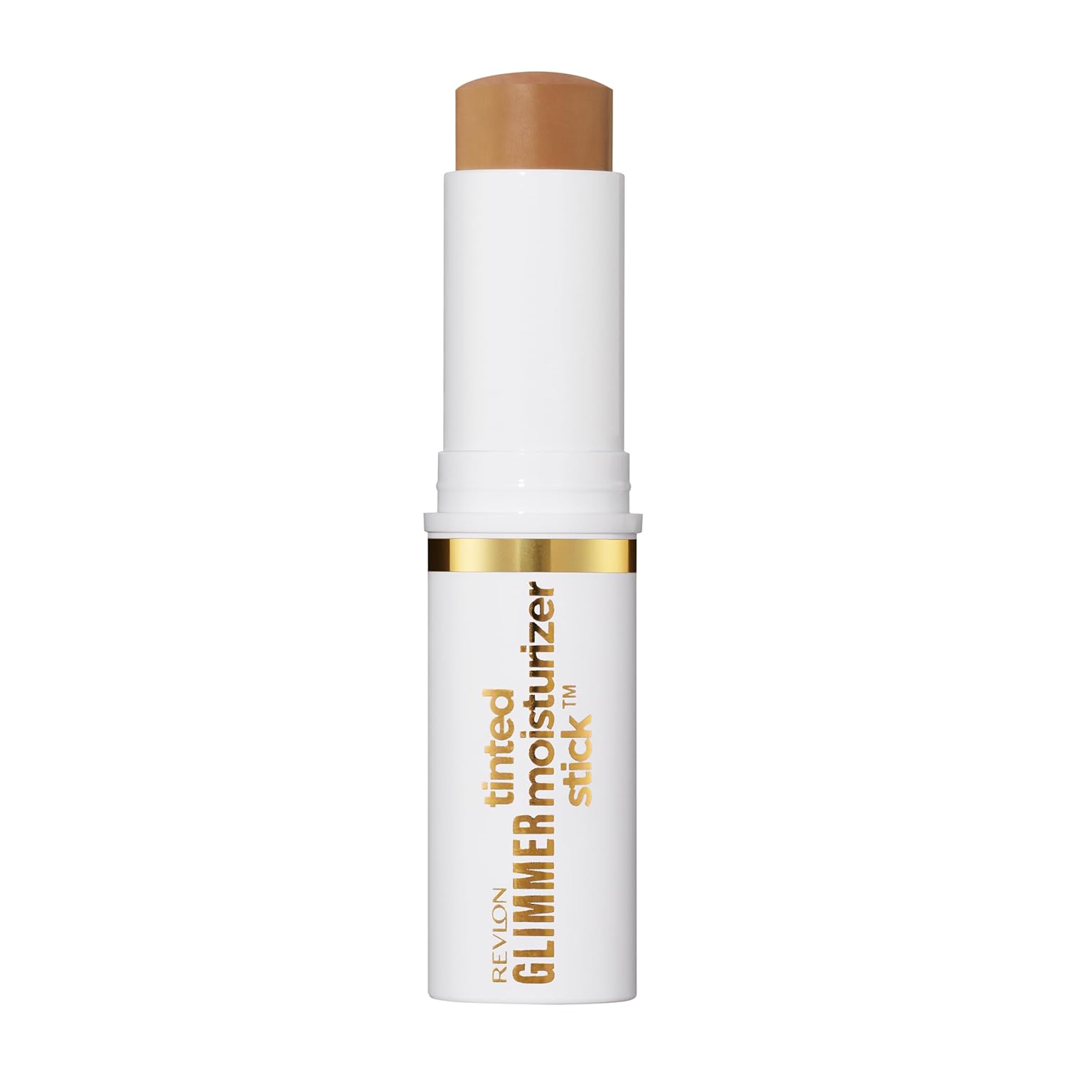 Revlon Glimmer Tinted Moisturizer Stick for Face, Lightweight Foundation, Hydrating Skincare-Infused Makeup, 160 160, 0.31 oz