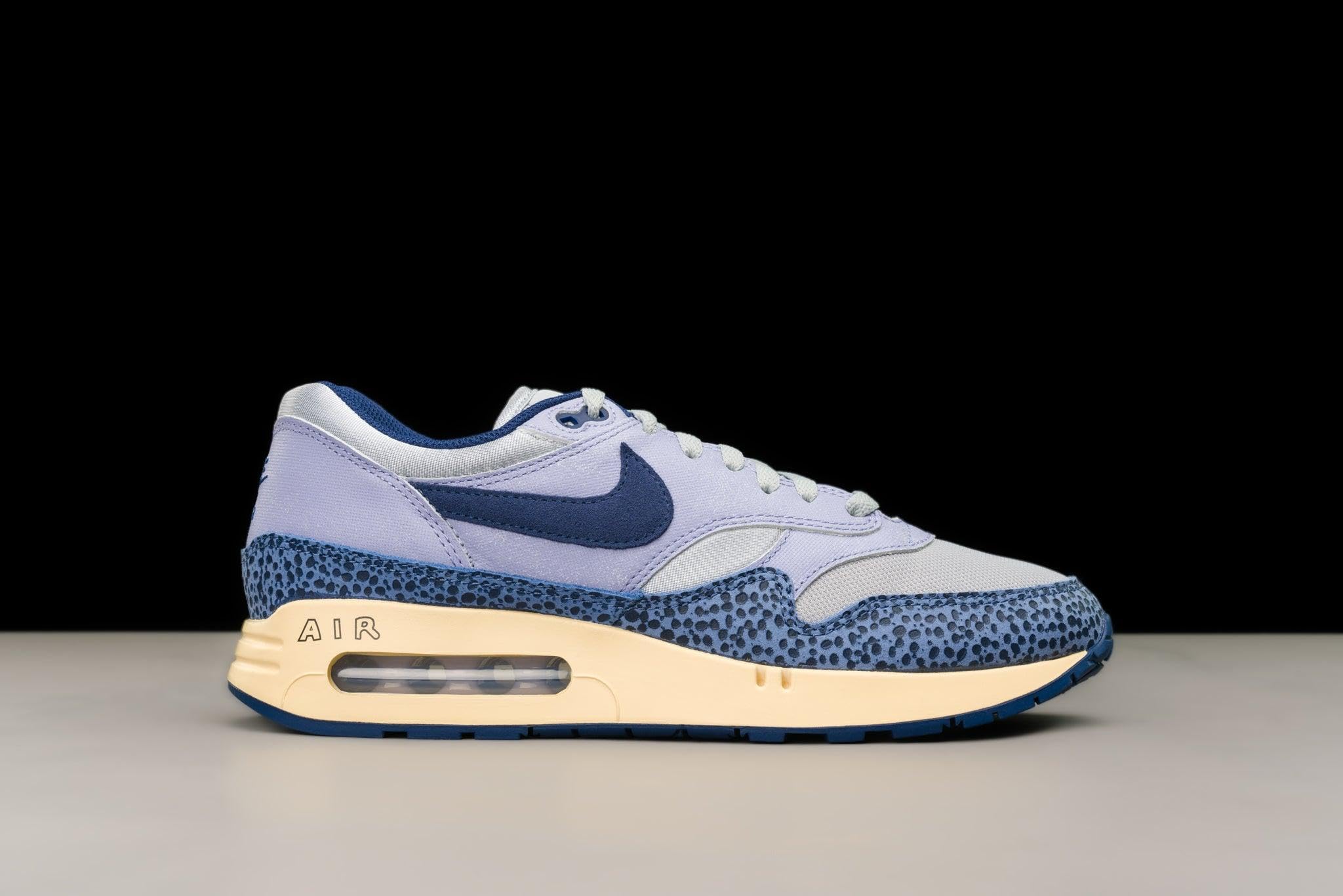 Nike Mens Air Max 1 Kiss of Death 2021, Lt Smoke Grey/Diffused Blue, 11 M US