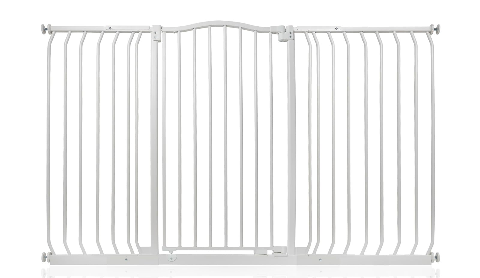 Safetots Extra Tall Curved Top Safety Gate, 116cm - 125cm, Matt Black, Extra Tall 100cm in Height, Pressure Fit Stair Gate, Baby Gate for Doors Hallways and Spaces, Safety Barrier, Easy Installation — view 48