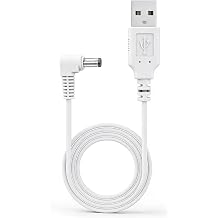 Power Cable Replacement for Astronaut Star Projector, Compatible with Mooyran Galaxy Night Light Projector, 1.2M AC Charger Cord Adapter