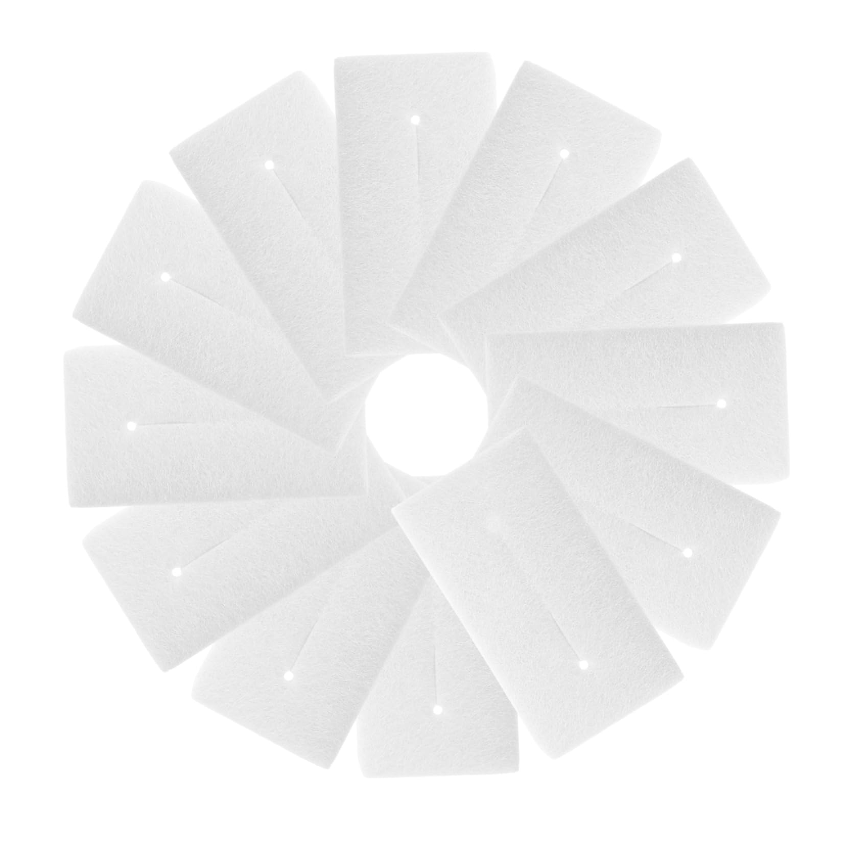 SOESFOUFU 25 Pack Pure Cotton Pads Large Square Facial Pads for Hair Salon for Hair Curlers Heat Resistant Beauty Supply