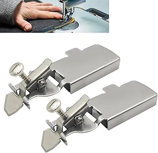 Buddy Sew Magnetic Seam Guide, Buddysew Magnetic Seam Guide, Universal Sewing Machine Attachments, Multifucntional Straight Line Hems Sewing Ruler for All Sewing Machine (2pcs)