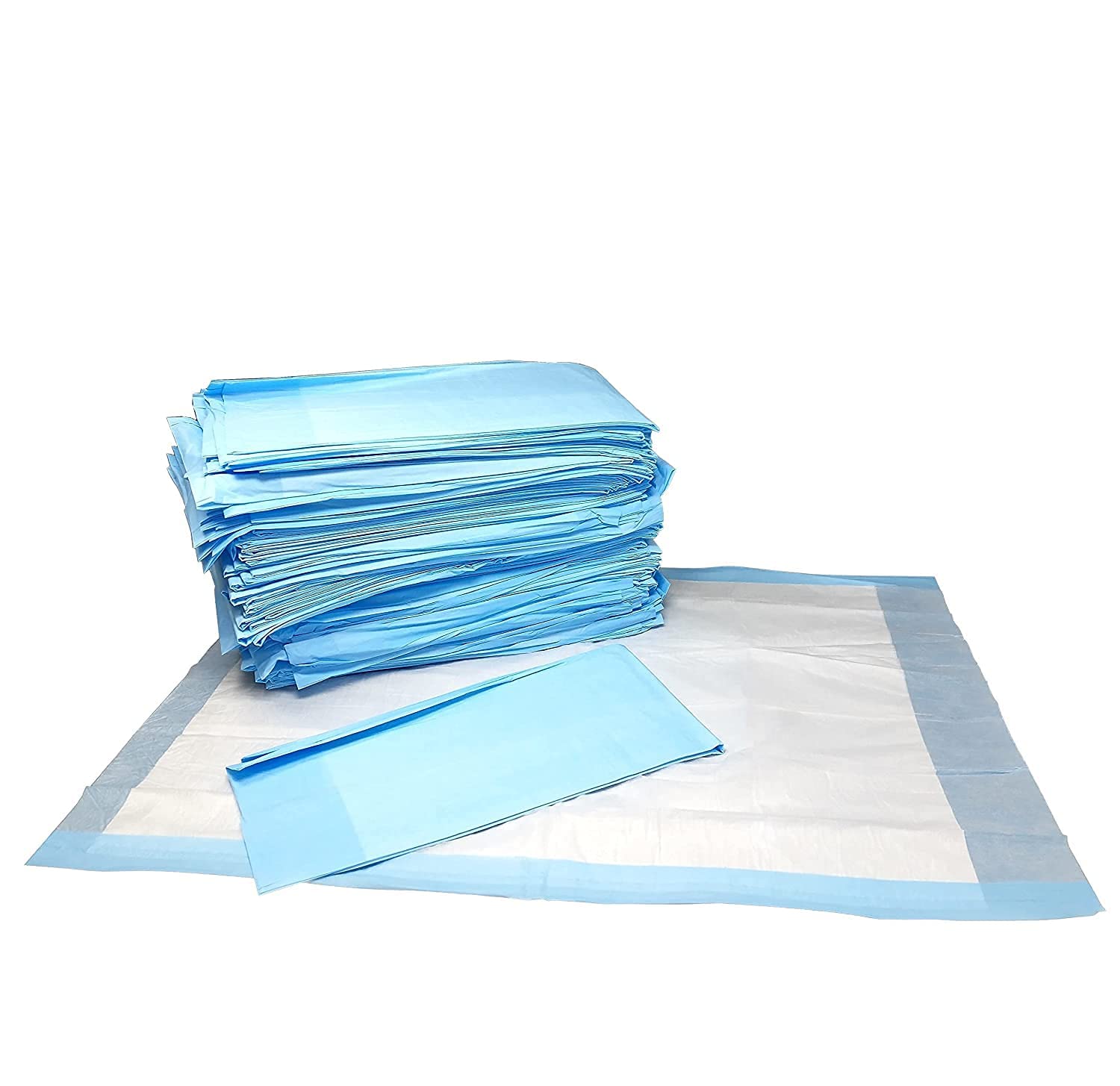Almohadillas cambiantes desechables [paquete de 25] desechables suaves impermeables de 17 x 24 pulgadas, protectores protectores para cambio de pañales de bebé (25)