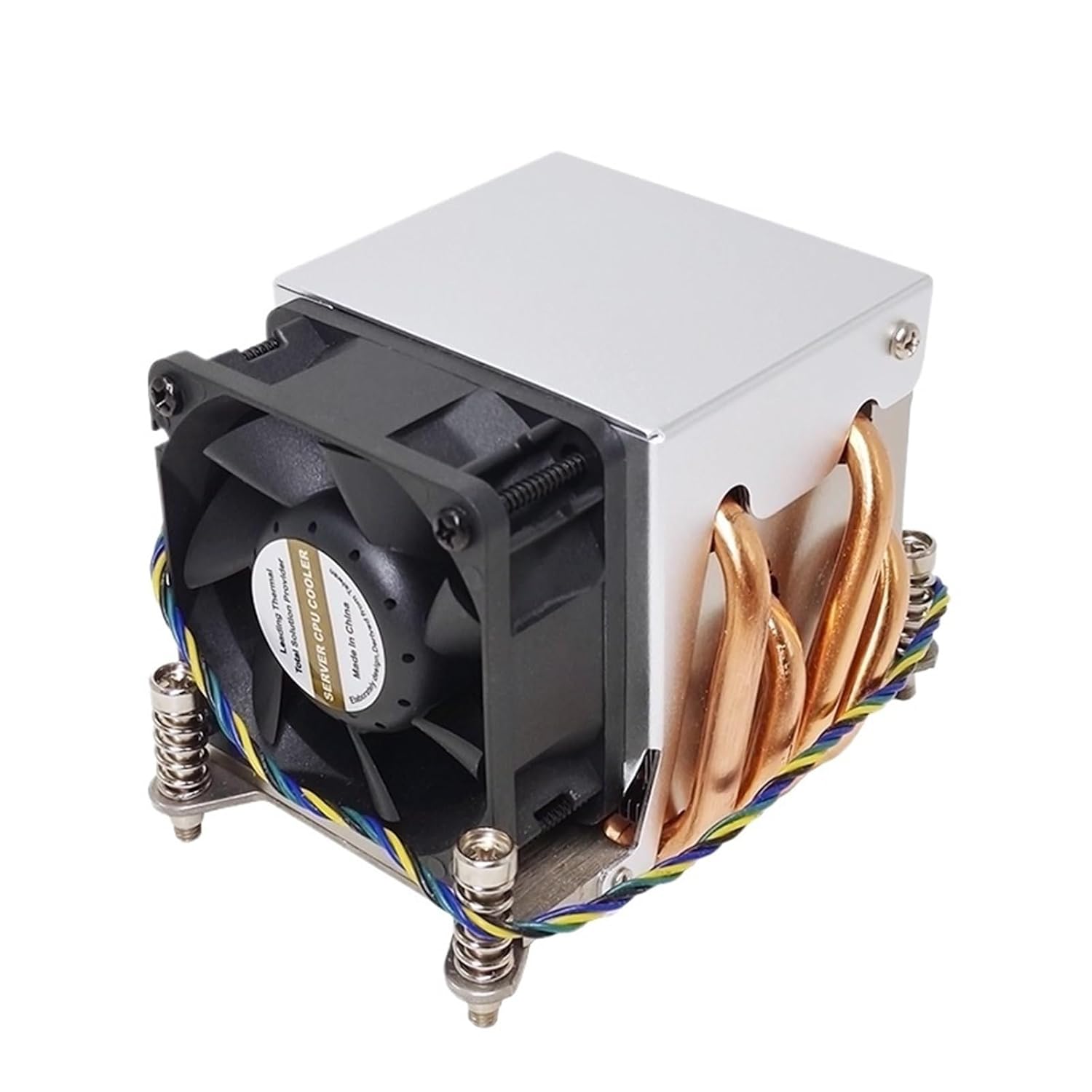 LGA2011 2066 2U Narrow CPU Cooler Server heatsink for CPU with Fan