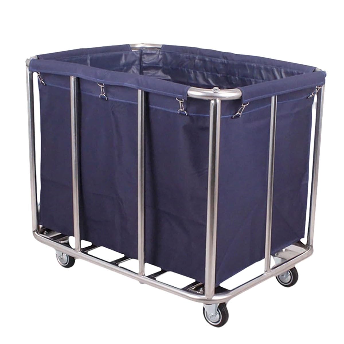 Chariot à linge sur roulettes idéal pour collecter et trier en zone commerciale