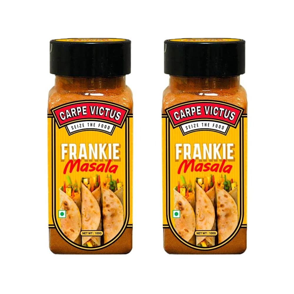 See full amazon price history chart for Carpe Victus Authentic Mumbai Frankie Masala Pack of 2 for Franky, Wraps, Tacos & Vegetarian Food, Multipurpose Masalas & Seasonings Sprinklers for Cooking & Garnishing, 100 gms each Carpe Victus Authentic Mumbai Frankie Masala Pack of 2 for Franky, Wraps, Tacos & Vegetarian Food, Multipurpose Masalas & Seasonings Sprinklers for Cooking & Garnishing, 100 gms each (B0C58QC5XJ) Amazon Price History, Amazon Price Tracker