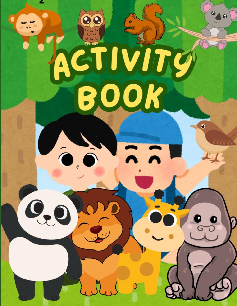 Activity book for kids: coloring, tracing and fun learning activities