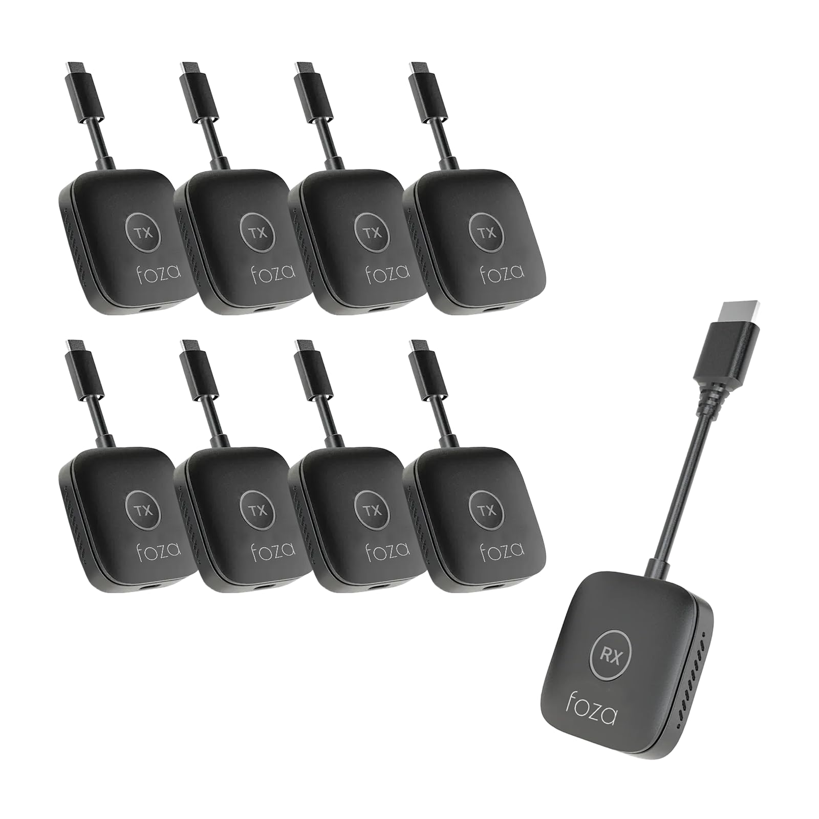 Amazon | foza share ワイヤレス 画面共有機器 受信機(HDMI)×1個、送信