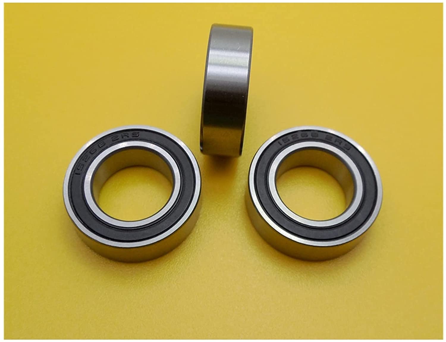 XRKJKQIDG 10pcs 15268-2RS Bicycle Hub Bearings 6-Drive Replacement Bearing for Halo Bike 15x26x8mm