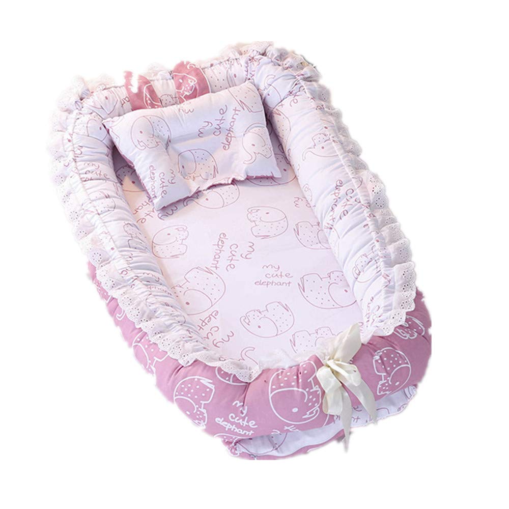 purple baby bassinet