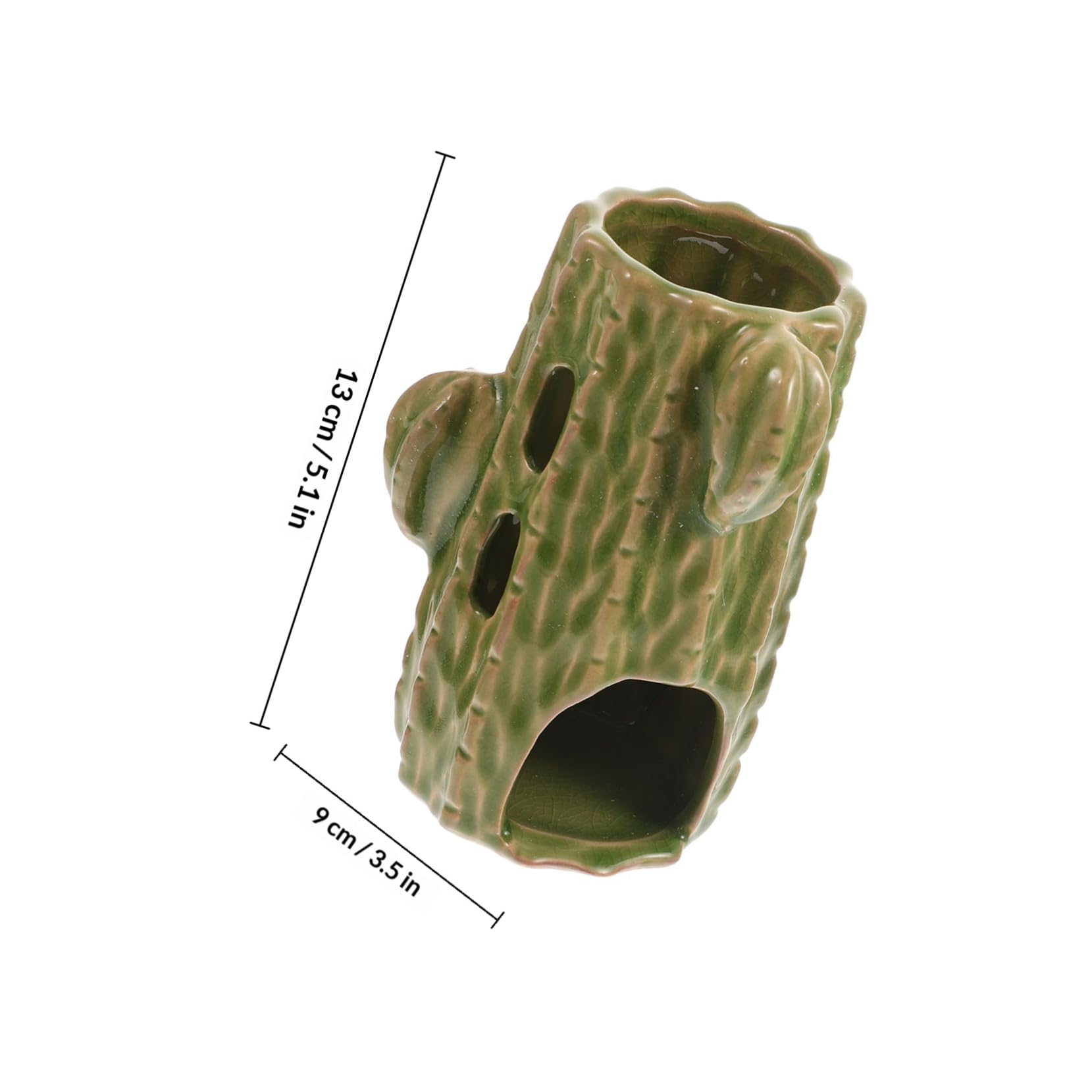 Dispenser d Acqua per Criceti e Chinchilla in Ceramica Verde da 80 Ml, Set Supporto Regolabile, Antigoccia e Facile da Usare