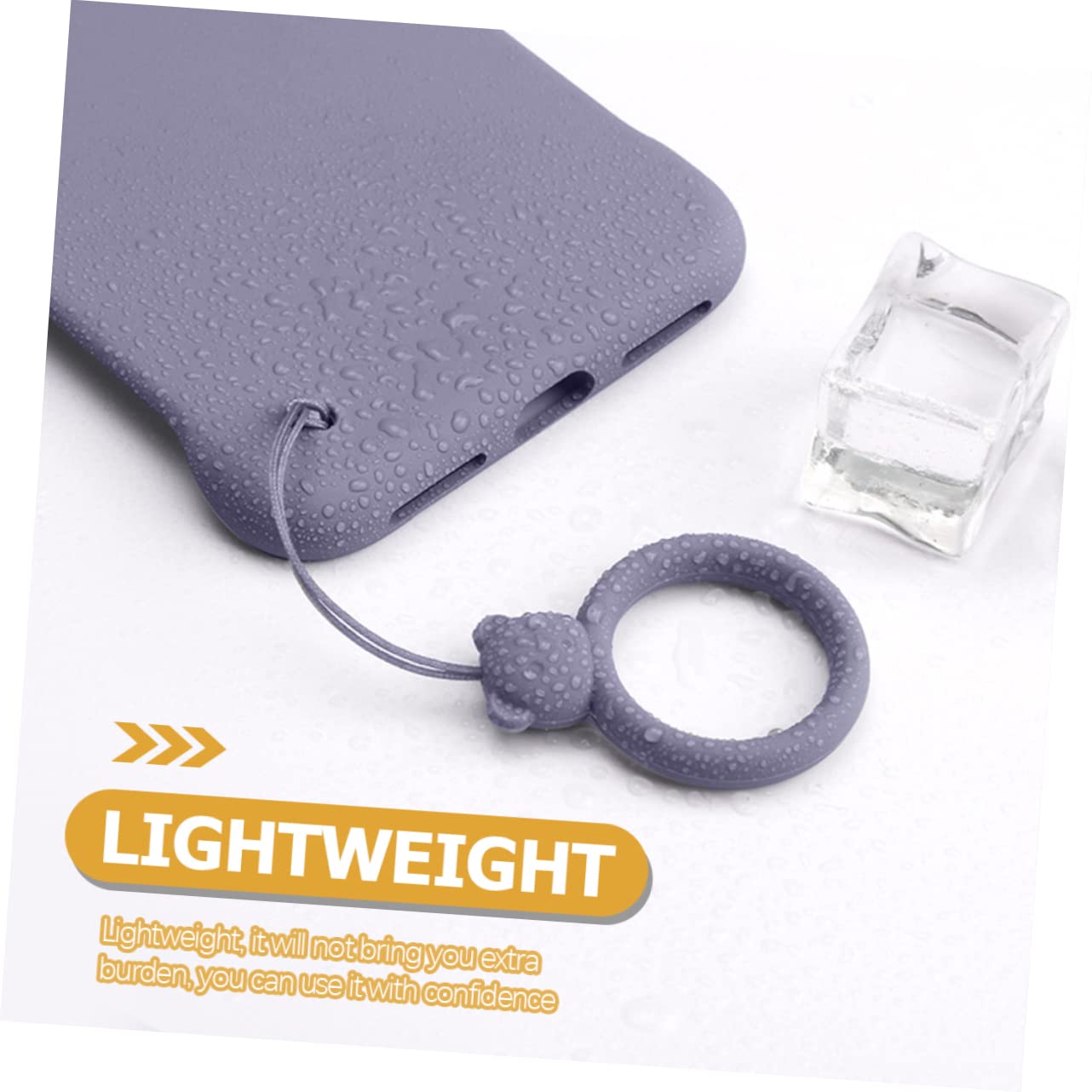 jojofuny Cinghie Per Cellulari Cordino Con Perline Per Cellulare Anelli Dito Tracolla Per Cellulari Tracolla Per Telefono Cinturino Ad Anello in Silicone Cordino Ad Anello