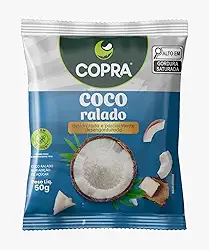 Coco Ralado Fino Puro sem Sacarose - 50grs