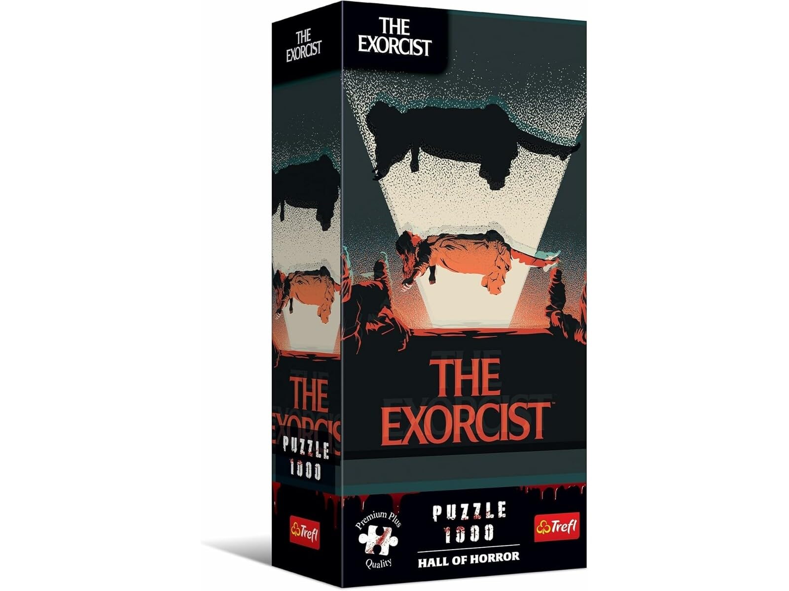Trefl Premium Plus Quality Hall of Horror Puzzle: The Exorcist - 1,000 Pieces, A Range Rich in Horror and Dark Atmosphere Pieces for Adults and Kids Ages 14+