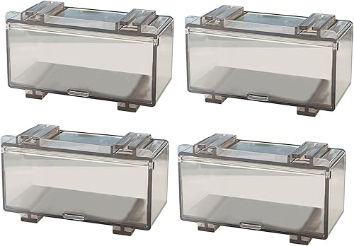 Estuche transparente de acrílico para Hot Wheels a escala 1:64, modelo de automóvil, ruedas de automóvil, estantes de almacenamiento, 4 unidades