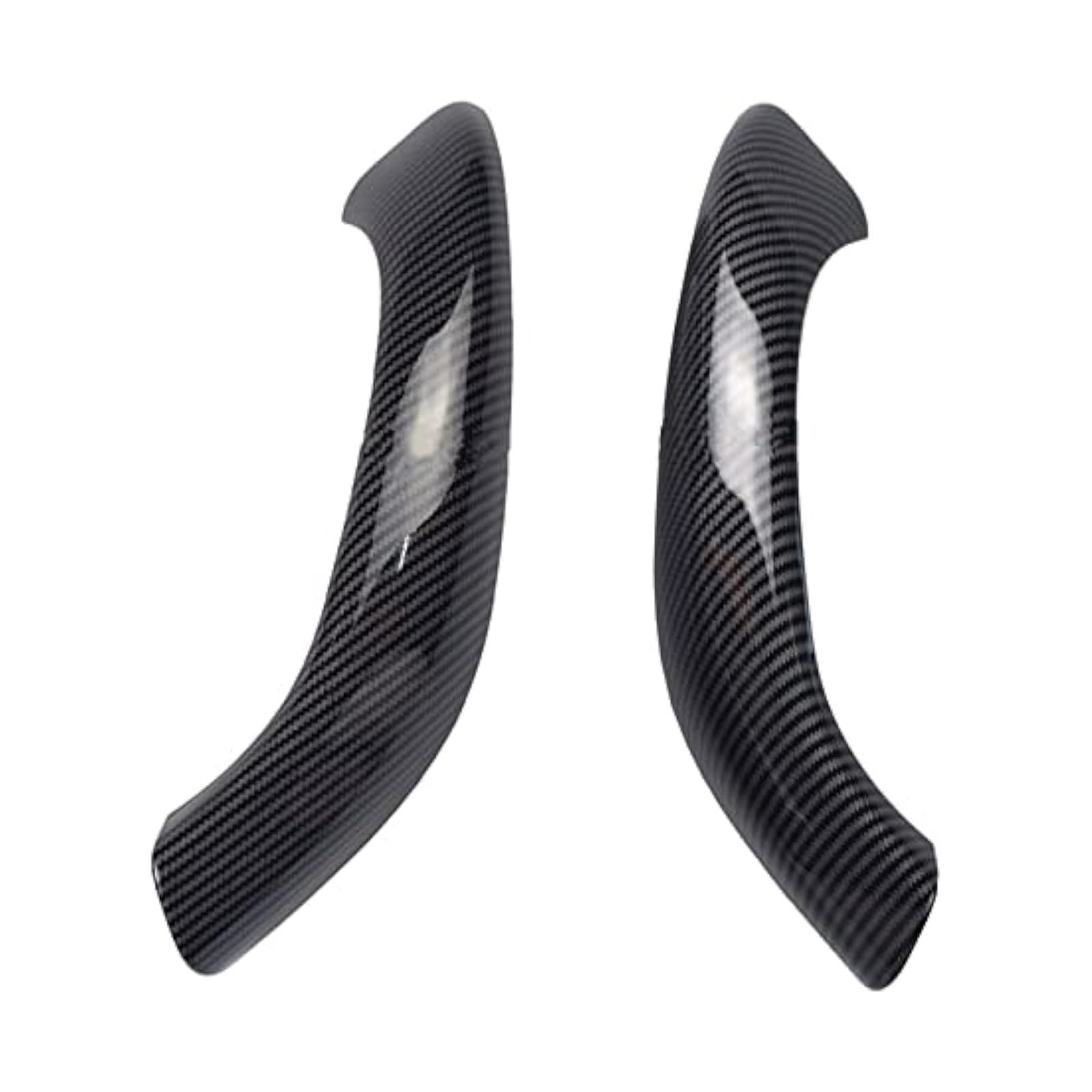 Fahbstr Carbon Fiber-2Pcs Car Inner Handle Car Interior Door Handles Outer Cover Trim