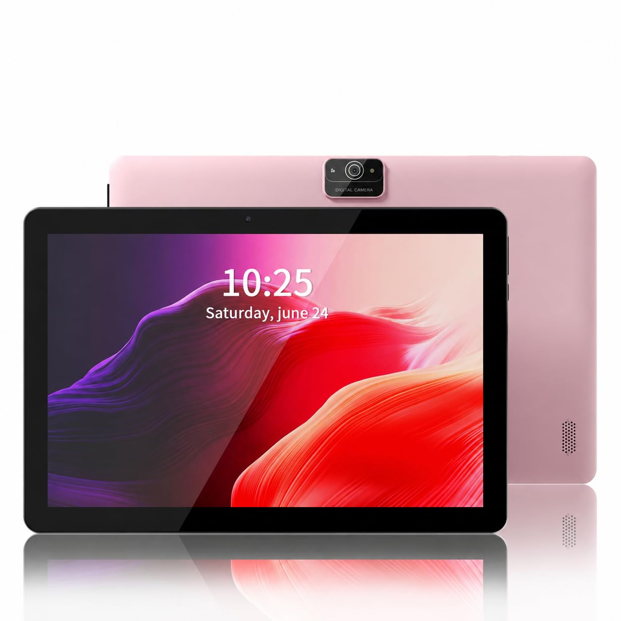 TAB10 PRO Tablet Android 16, Tablet 10 inch, 64GB, HD IPS, GMS, WiFi6, Pink