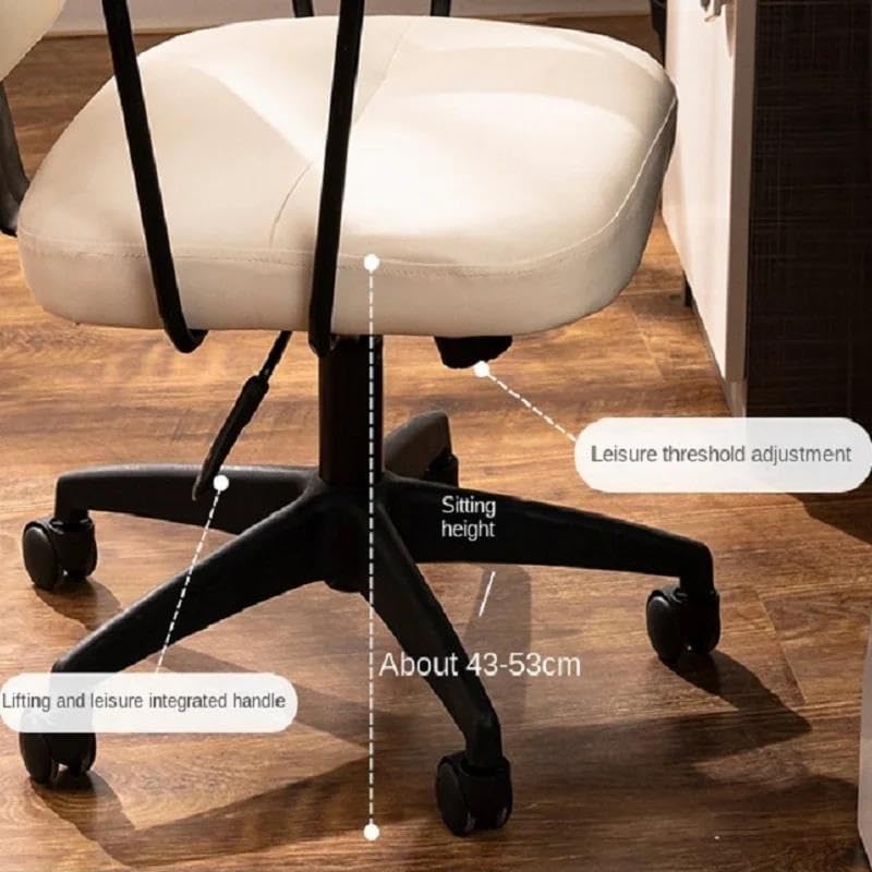 Chaise Pivotante d'Ordinateur Compacte pour Éviter le Mal de Dos en Bureau