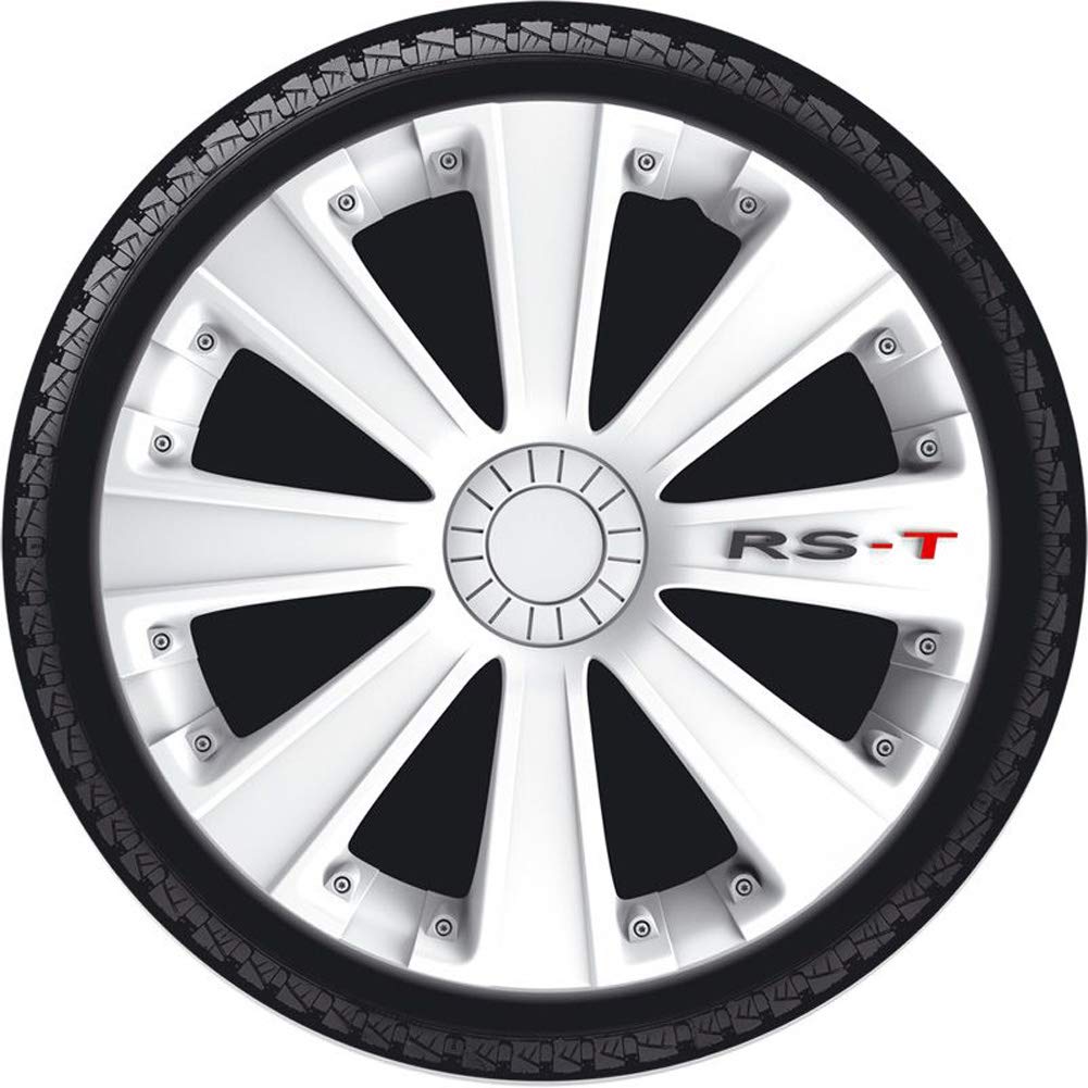 Zestaw kołpaków RS-T 15 w kolorze białym