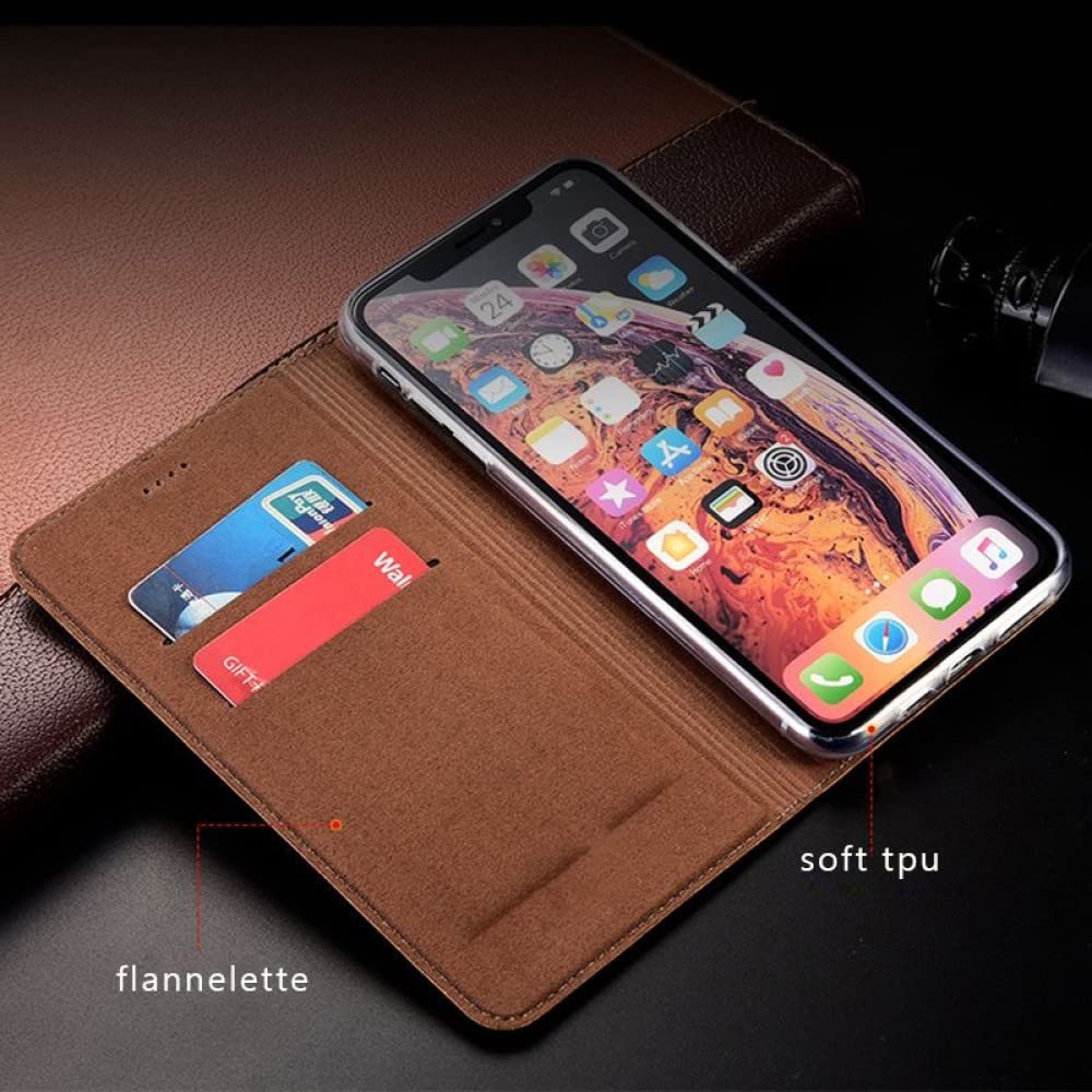 Coque en Cuir de Luxe Motif Crocodile pour Samsung Galaxy S7 S8 S9 S10 S20 S21 S22 Plus Note 8 9 10 20 Ultra Pro Flip Cover Case, Marron foncé, pour Samsung Note 8