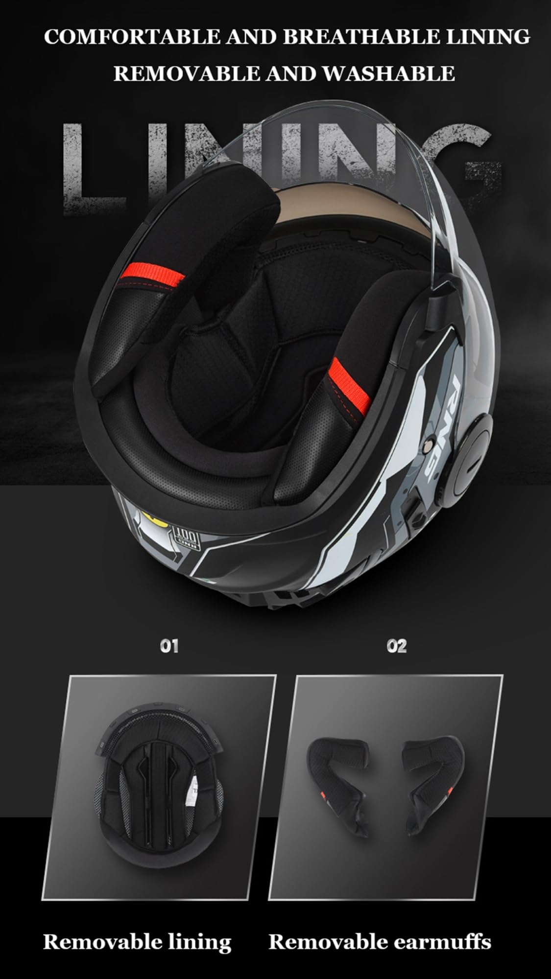 Kask motocyklowy w stylu vintage z Bluetooth Kask otwarty z podwójnym daszkiem przeciwsłonecznym 3/4 Pół twarzy Kask motocyklowy z homologacją DOTECE Scooter Cruiser dla dorosłych mężczyzn i kob