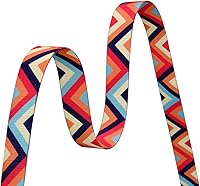 Vista 2 de Juego de collar y correa para perros pequeños, collar suave y cómodo para mascotas para perros pequeños, medianos y grandes, patrón geométrico