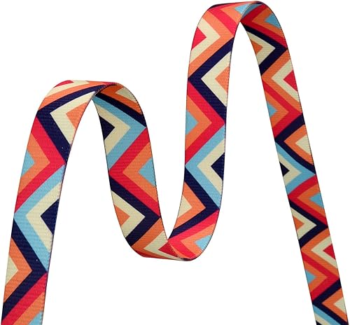 Miniatura 2 de Juego de collar y correa para perros pequeños, collar suave y cómodo para mascotas para perros pequeños, medianos y grandes, patrón geométrico