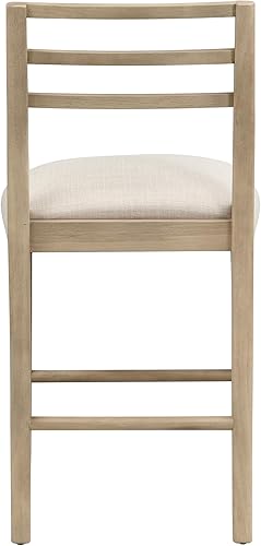 Miniatura 6 de Juego de 2 taburetes de mostrador con respaldo de escalera, sillas de comedor para mesa de habitación y sillas de asiento, taburetes de bar,