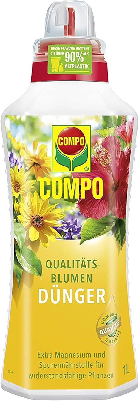 COMPO QualitätsBlumendünger, Dünger für alle Pflanzen im Zimmer, auf