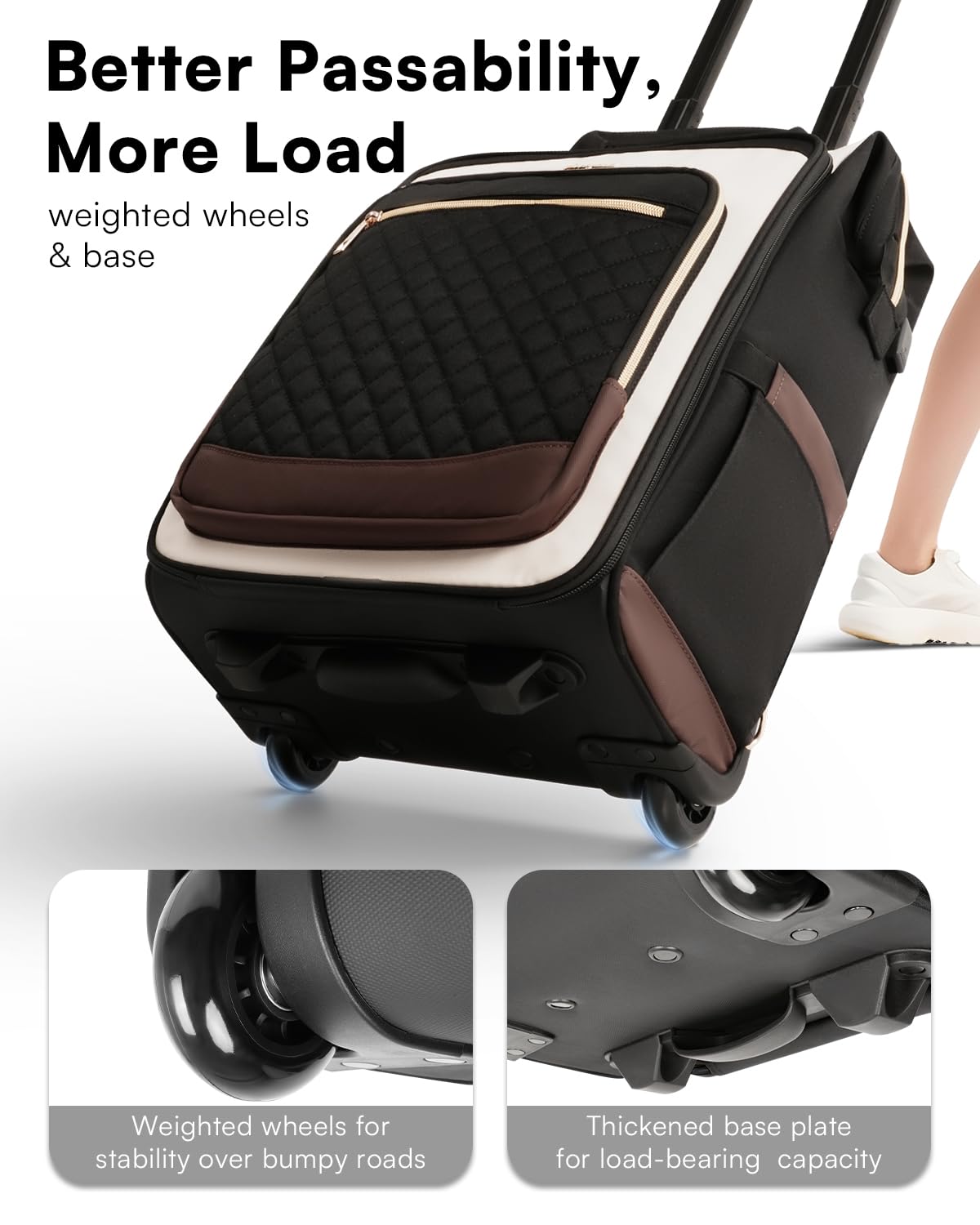 Mochila de rodinhas feminina, mochila de viagem de 40 cm com rodas, mochila vertical para laptop, bagagem de mão sob o assento para trabalho de negócios, bolsa elegante para… em promoção! Veja a oferta e mais achadinhos de Bolsas 5 Hoje é o melhor dia para comprar Mochila de rodinhas feminina, mochila de viagem de 40 cm com rodas, mochila vertical para laptop, bagagem de mão sob o assento para trabalho de negócios, bolsa elegante para… com aquele preço maroto! Promoção! Aproveite a oferta! 5