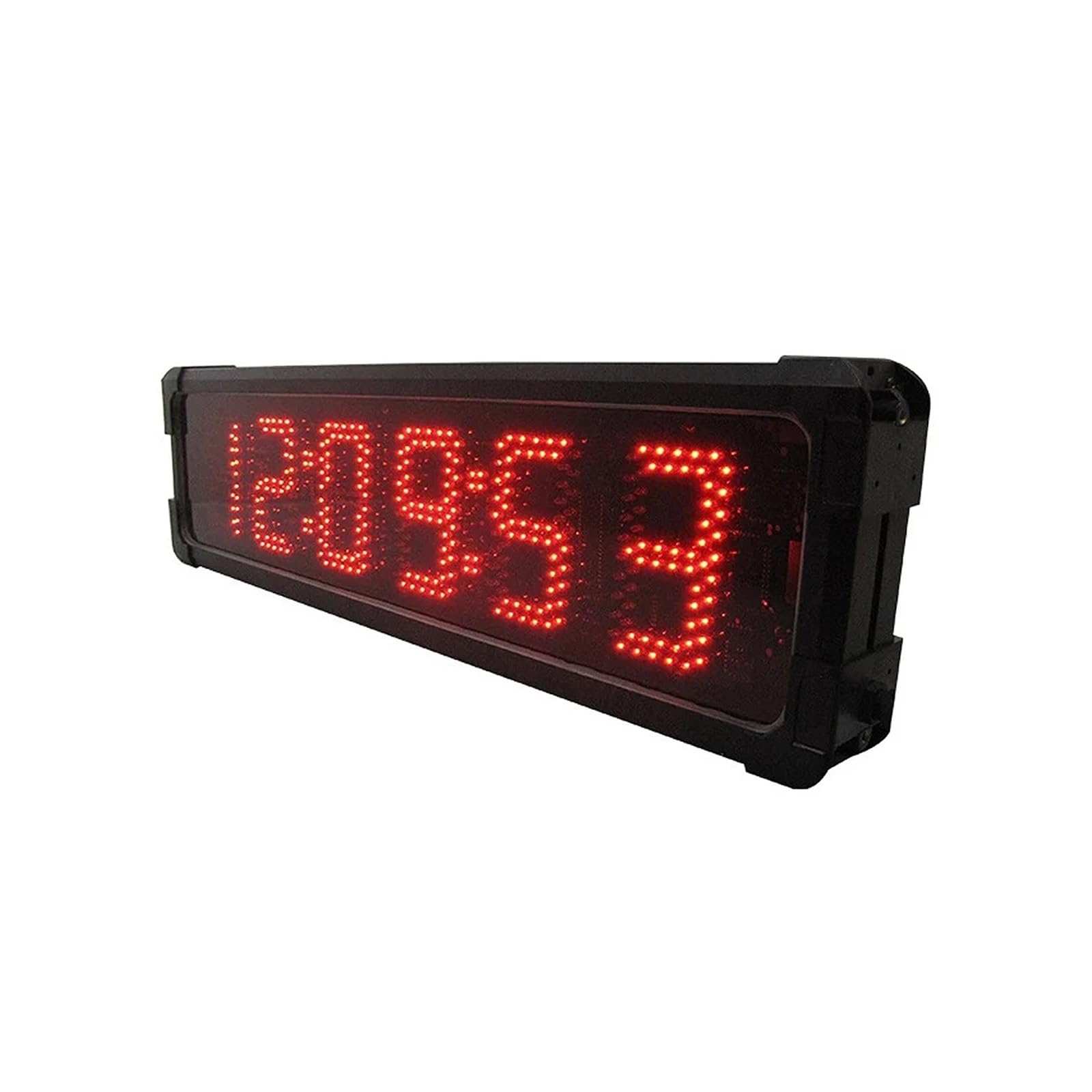 Timer palestra, Orologio digitale con conto alla rovescia di grandi dimensioni, 5 pollici, telecomando a 6 cifre, lega alluminio(Suit A)