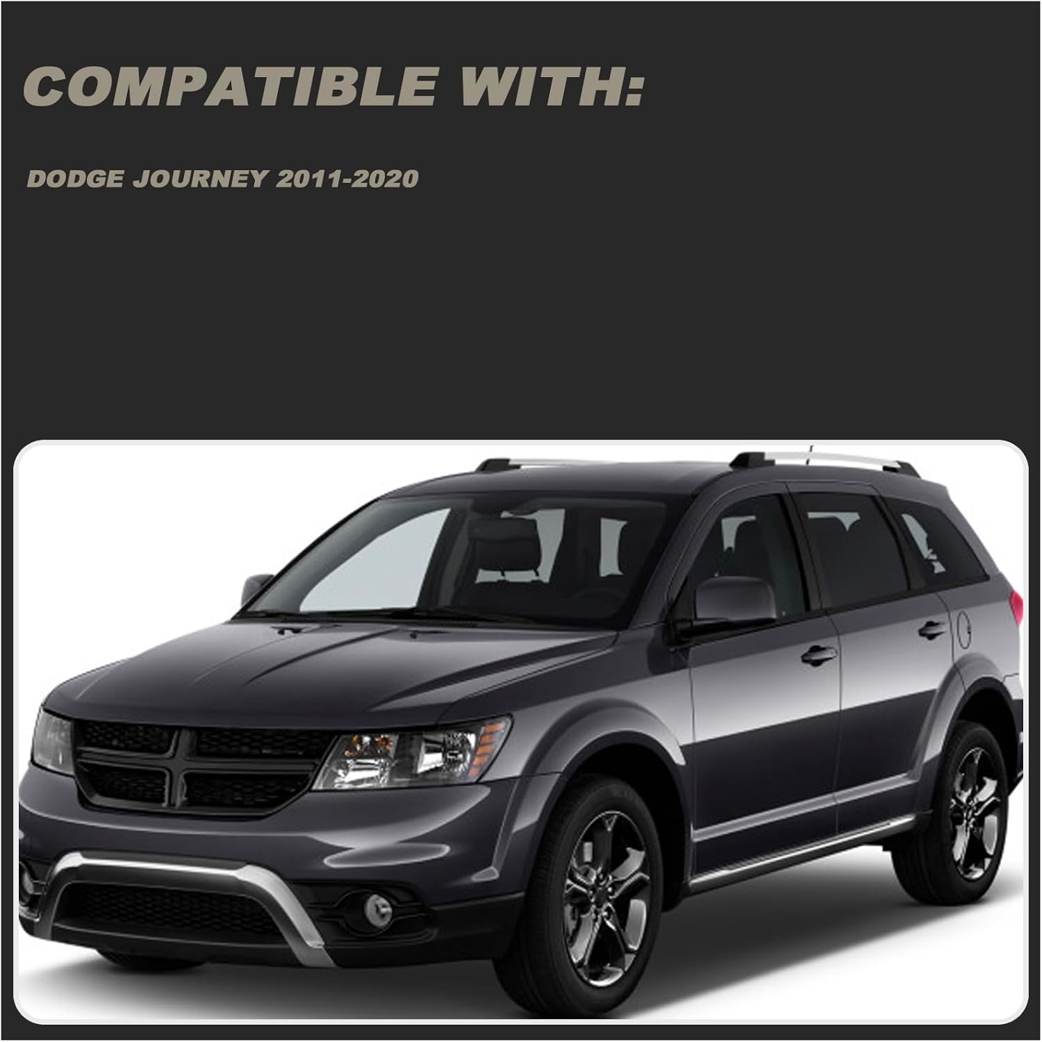 Dashboard Mat Cover Pad - Compatible with Dodge Journey 2011-2020 | Custom Fit Dash Mat | Anti-Glare & UV Dash Protector | Interior Dashboard Protection Pad