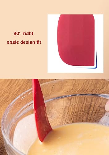 Juego de utensilios de cocina de silicona de grado alimenticio | Espátulas de goma resistentes al calor y antiadherentes | Juego de silicona para