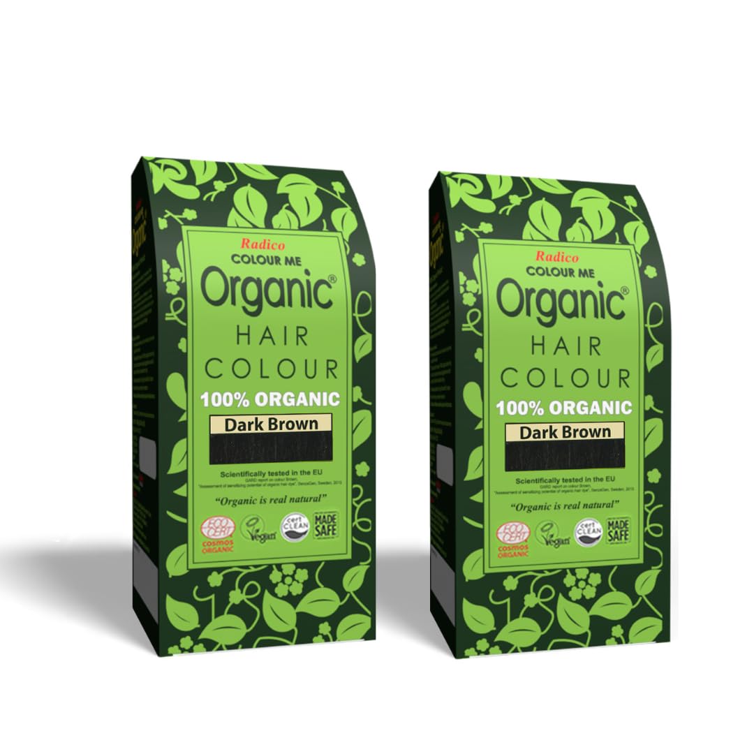 Radico Colour Me Organic Brown Hair Colour - 100g-Set of 2