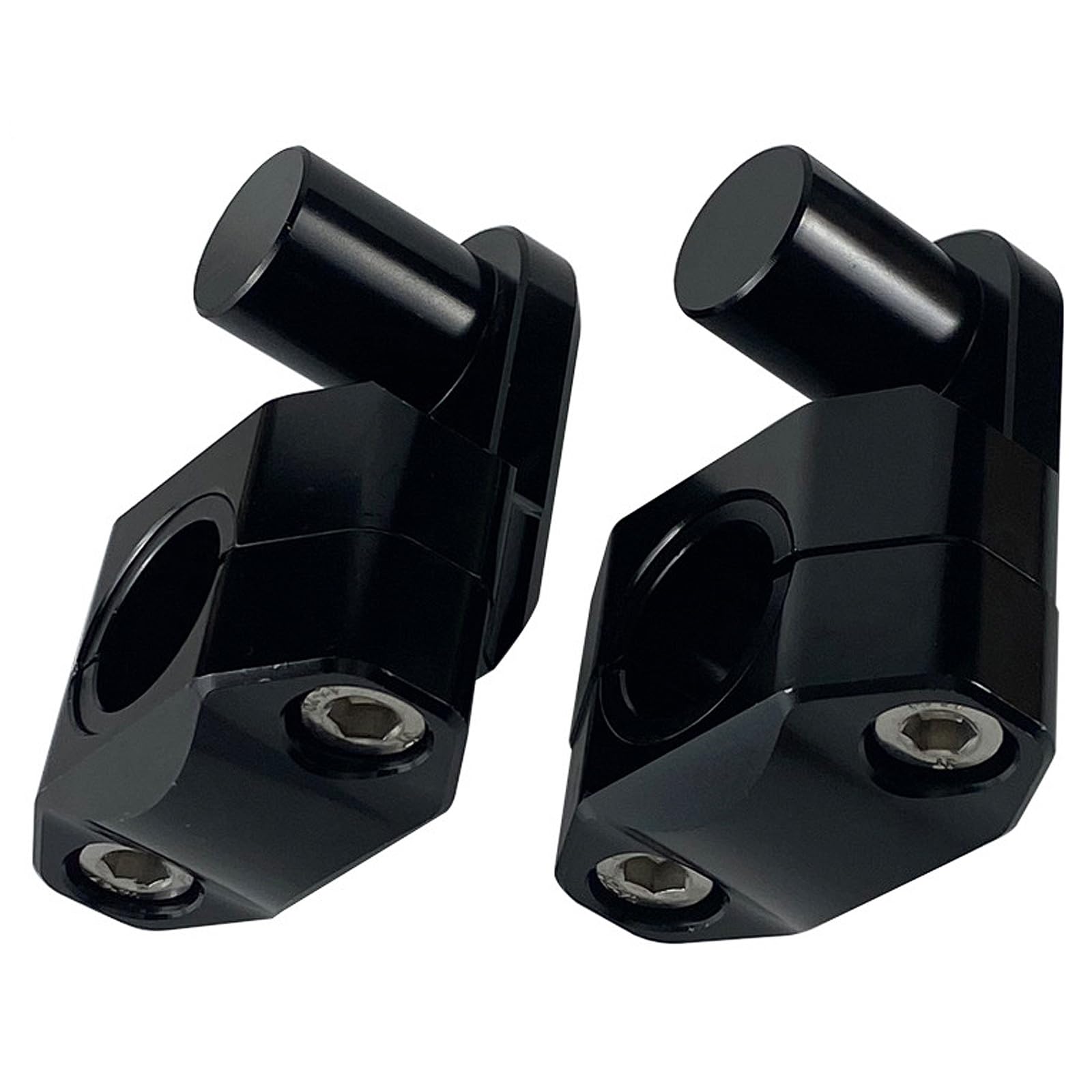 Aluminium-Klemmen, Motorrad-Lenkererhöhung für 22 mm und 25 mm Lenker, modifiziertes Zubehör, Motorrad-Lenkererhöhungs-Set