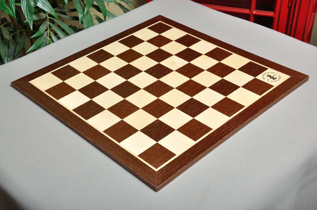 African Palisander & Maple Wooden Chess Board - 2.5