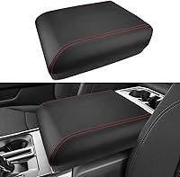 Vista 8 de INTGET Funda para reposabrazos de consola central para Ford F150 2015-2023 2024 2025/para F250 F350 F450 F550 2017-2026 Asiento de salto 40/20/40