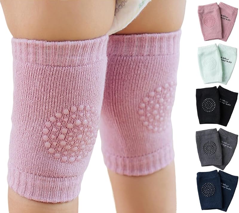 5 pares de rodilleras Para bebé, rodilleras suaves Para gatear, rodilleras Para bebés, rodilleras Para bebés