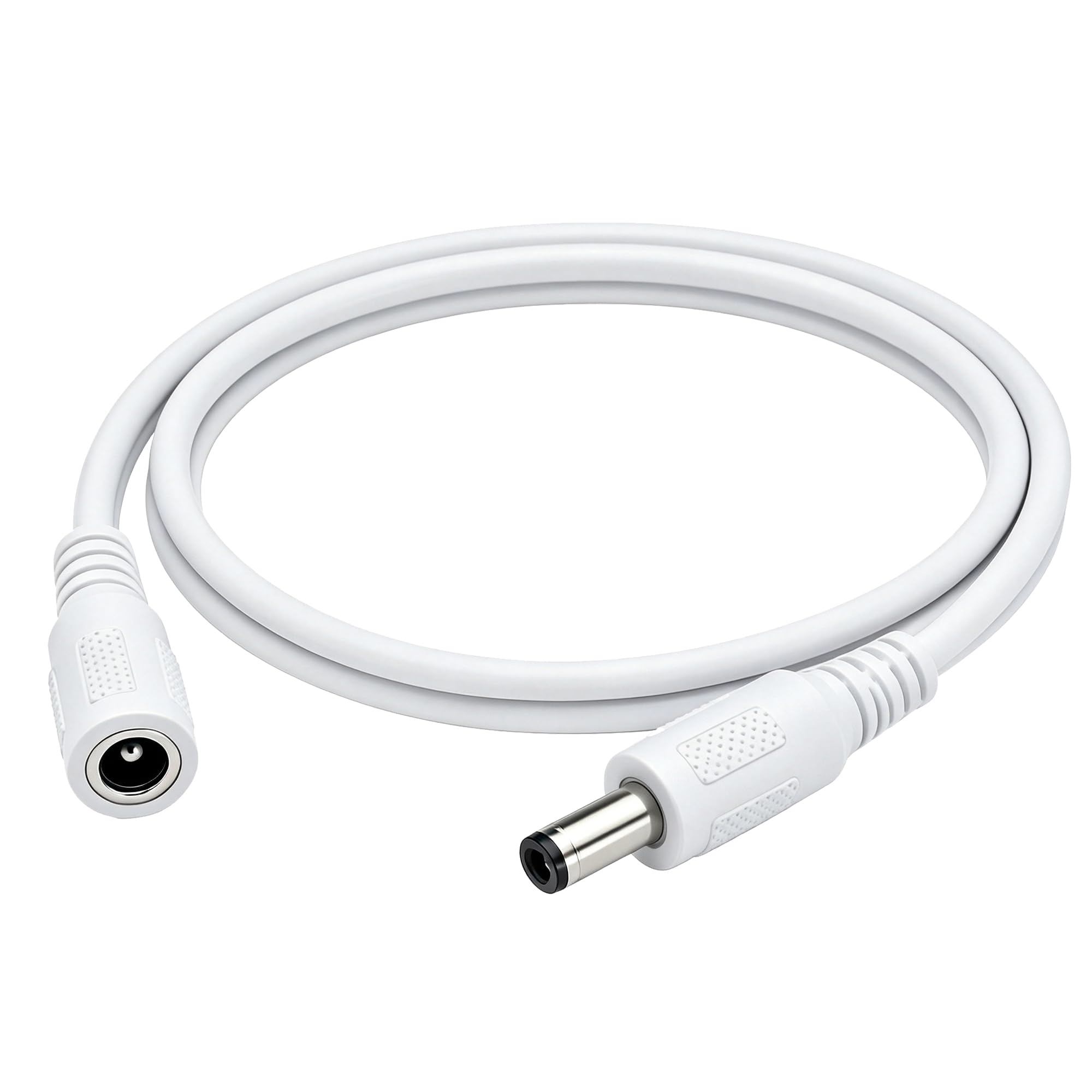 DC延長ケーブル 1m 5.5×2.1mm オス メス 18AWG PVC被覆 純銅芯 防犯カメラ ルーター対応