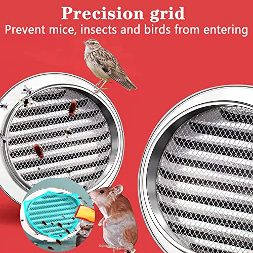 Cubierta de ventilación del ventilador extractor 100 mm redonda 4