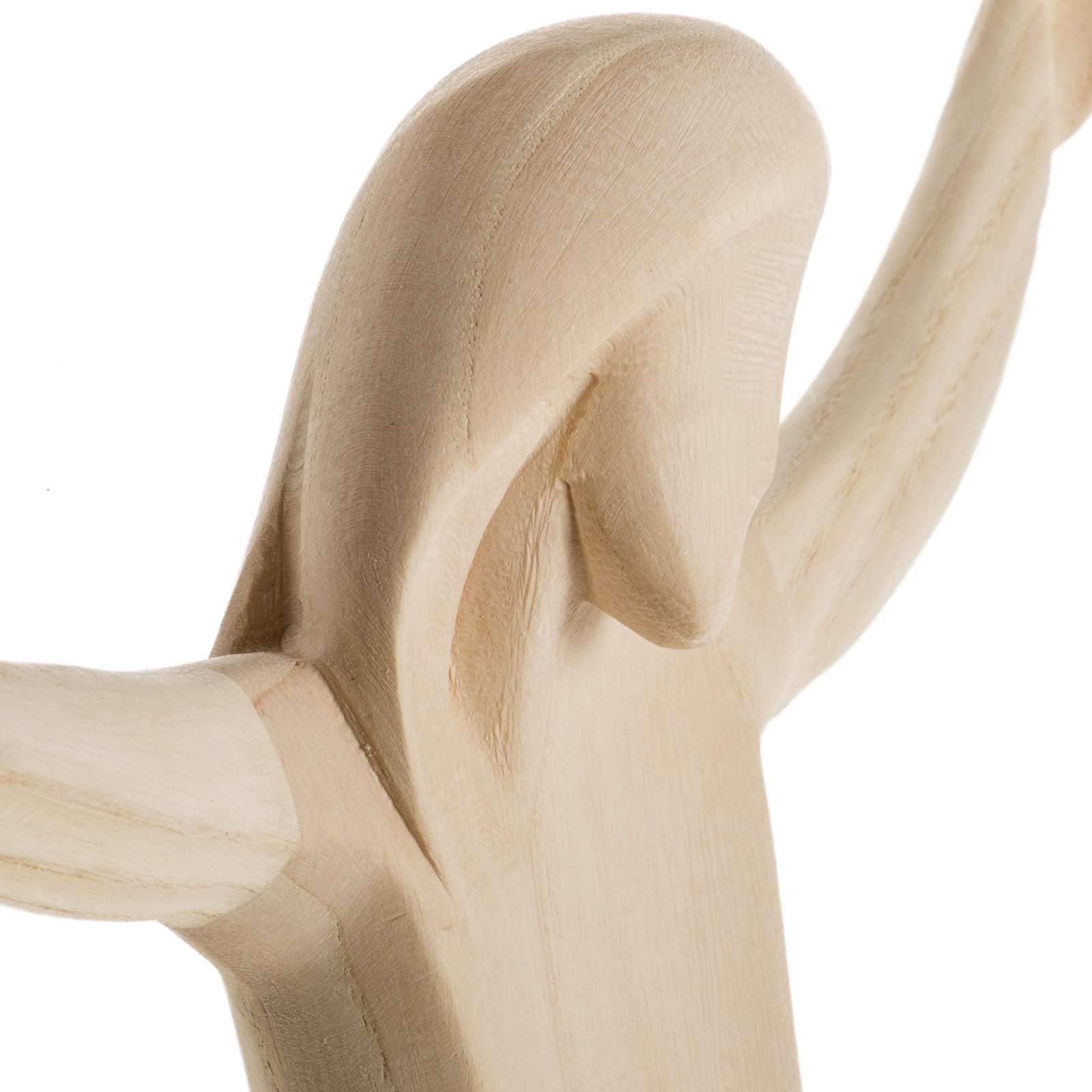 Holyart Crocifissi in legno: Corpo di Cristo legno ambiente design Val Gardena, 12 cm (4.73 inc.)