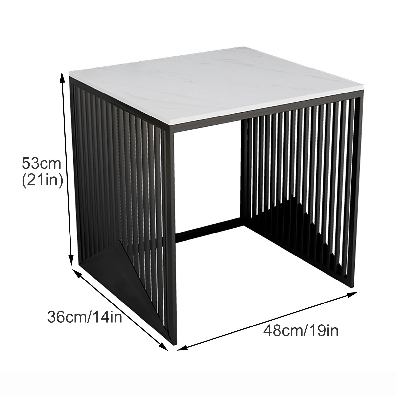 Stojak na Akwarium dla Gadów, Stojak na Terrarium 20-220 Litrów(Black,48x36x53cm/19x14x21in)