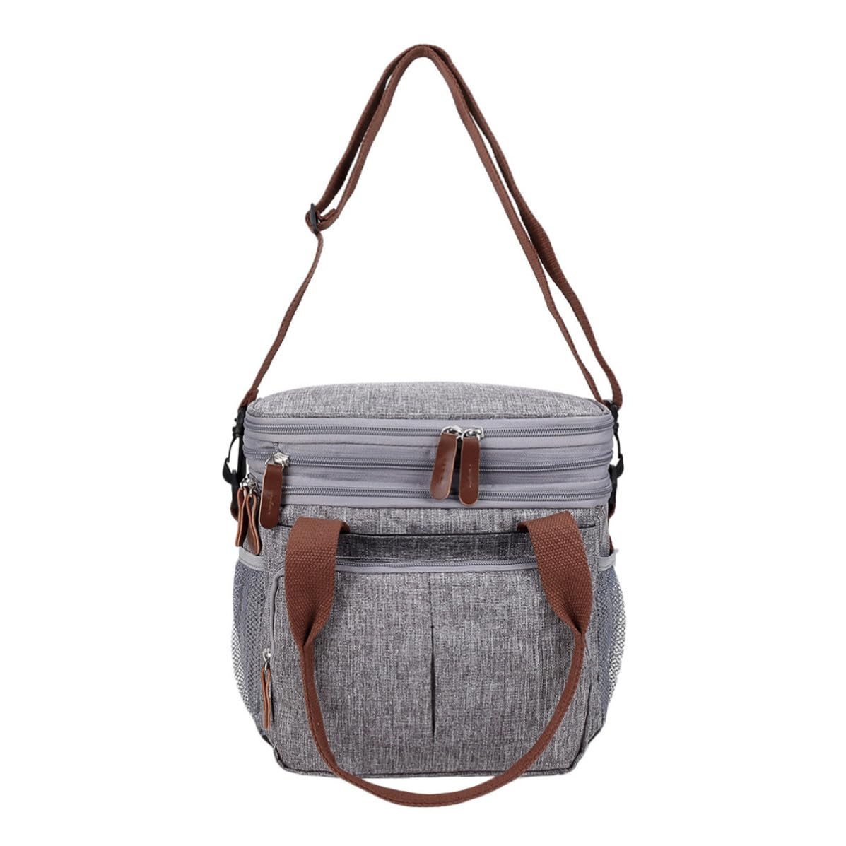MAGICLULU Bolsa para Almuerzo de Gran Capacidad Aislamiento Térmico, Diseño Portátil y Material de Nylon Adecuado para Llevar Comida y Bebida en Exteriores