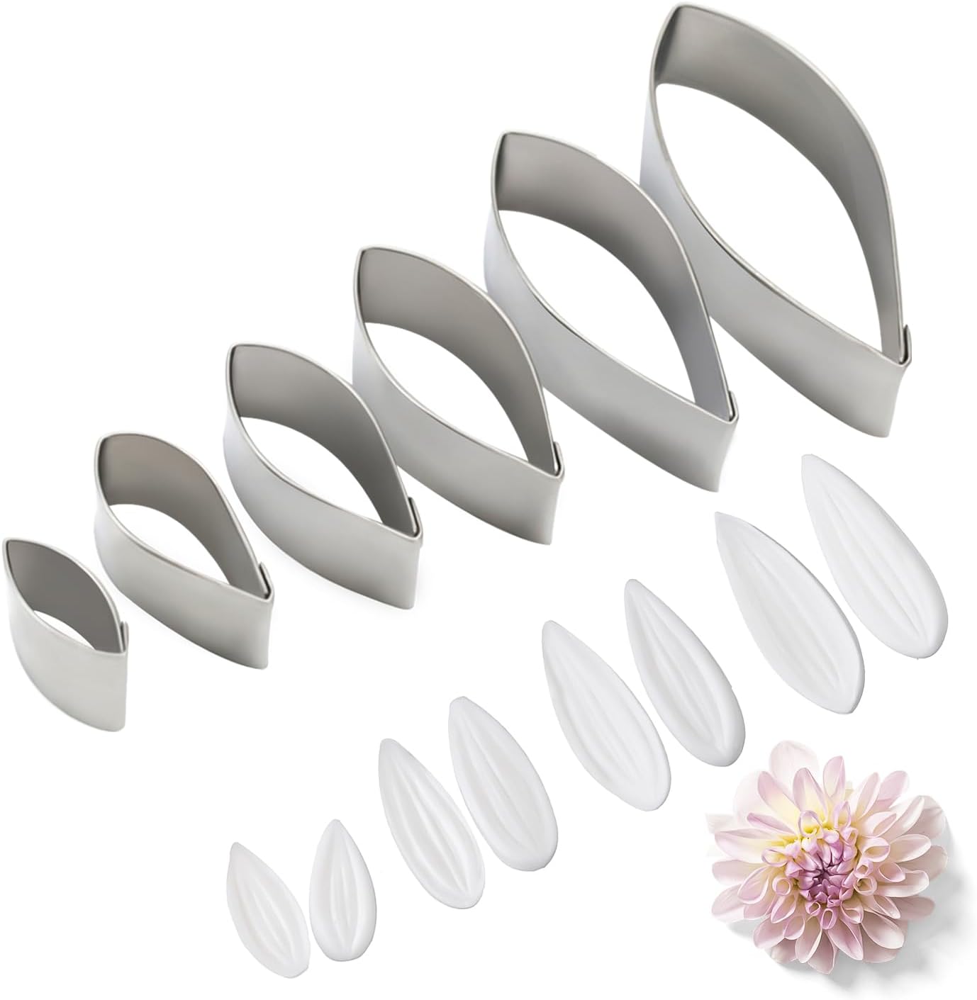 12set Gum Paste Flower Tools Gumpaste Flower Molds and