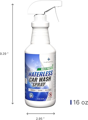 Miniatura 7 de ACCC Limpiador multisuperficie sin agua de alta calidad, 16 onzas, ideal para automóviles, aviones, bicicletas, solución de limpieza ecológica para